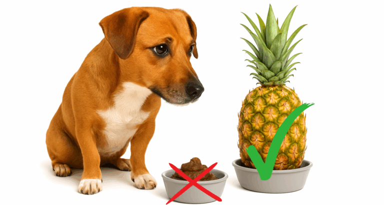 Kotfressen beim Hund und die Rolle von Ananas